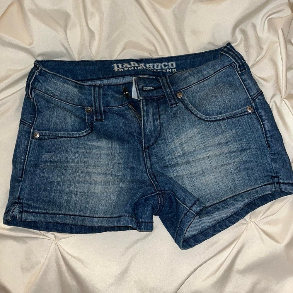 Parasuco Blue Jean Shorts Classic Design